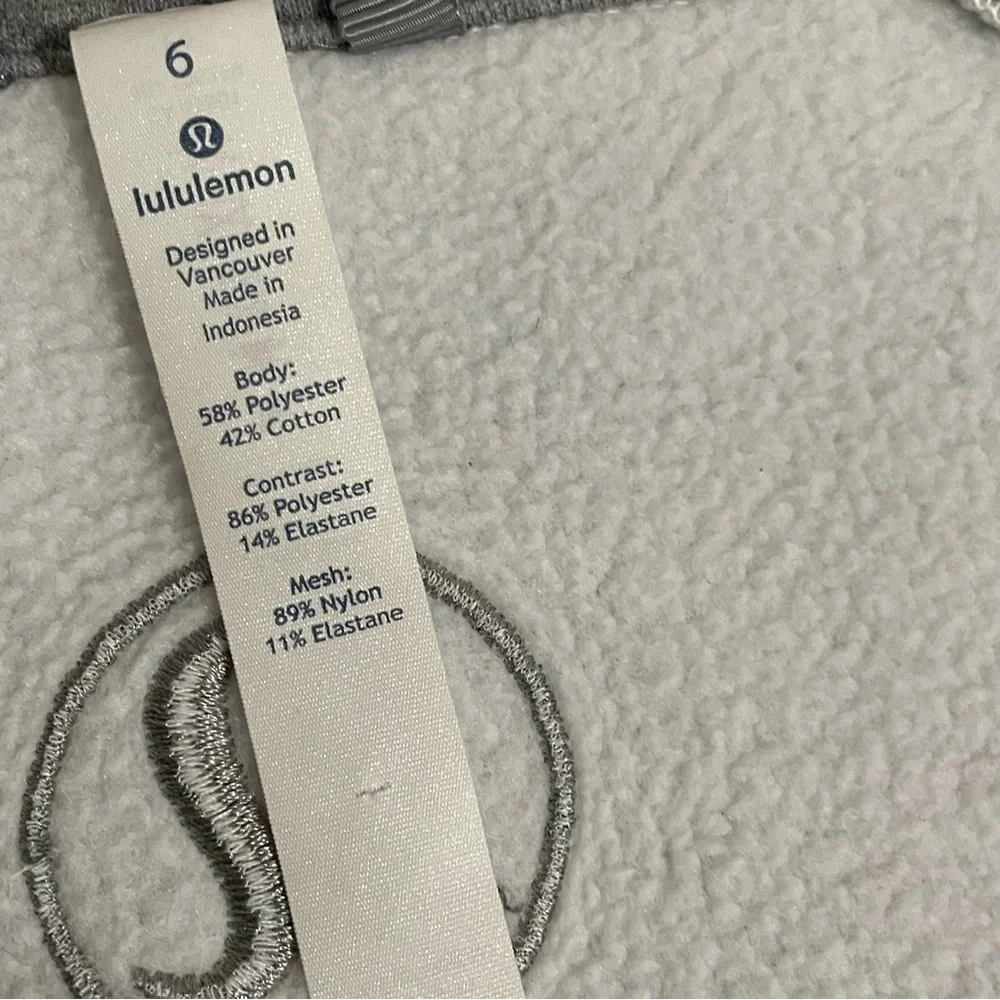 Lululemon Light As Warmth Jacket Heathered‎ Grey Yoga *Broken Zipper*
